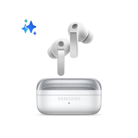 Samsung Galaxy Buds4 Pro, White, Corpo in metallo, Altoparlante a 2 vie e doppio amplificatore, Chiamate cristalline, Audio a 36 (SM-R640NZWAITV)