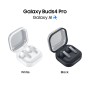 Samsung Galaxy Buds4 Pro, White, Corpo in metallo, Altoparlante a 2 vie e doppio amplificatore, Chiamate cristalline, Audio a 36 (SM-R640NZWAITV)