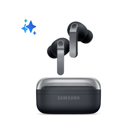 Samsung Galaxy Buds4 Pro, Black, Corpo in metallo, Altoparlante a 2 vie e doppio amplificatore, Chiamate cristalline, Audio a 36 (SM-R640NZKAITV)