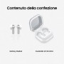 Samsung Galaxy Buds4, White, Corpo in metallo, Altoparlante a 1 via, equalizzatore adattivo, Chiamate cristalline, Audio a 360° (SM-R540NZWAITV)