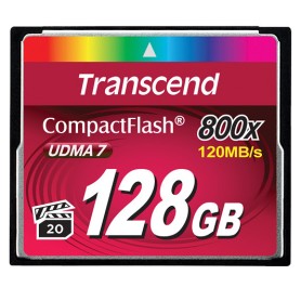 Transcend 128GB 800x CF CompactFlash MLC (TS128GCF800)