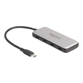 USB 10 Gbps USB Type-C Hub mit 4 x USB Type-C (grau) (64261)
