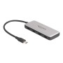 USB 10 Gbps USB Type-C Hub mit 4 x USB Type-C (grau) (64261)