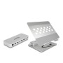 DeLOCK Supporto per tablet e portatile con docking station integrata 4K - HDMI / DisplayPort / LAN / Hub / HDR / PD (18442)