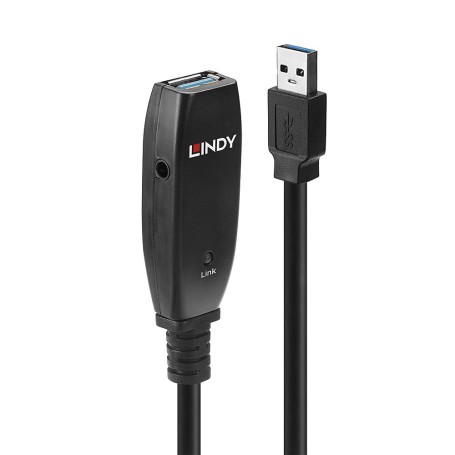 Lindy 43322 cavo USB USB 3.2 Gen 1 (3.1 Gen 1) 15 m USB A Nero (LINDY43322)