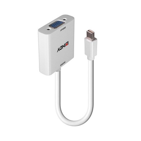 Lindy 38317 cavo e adattatore video 0,16 m Mini DisplayPort VGA (D-Sub) Bianco (LINDY38317)