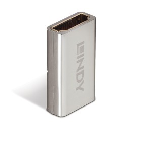 Lindy 41511 adattatore per inversione del genere dei cavi HDMI 2.1 Argento (LINDY41511)