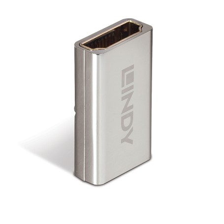 Lindy 41511 adattatore per inversione del genere dei cavi HDMI 2.1 Argento (LINDY41511)