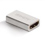Lindy 41511 adattatore per inversione del genere dei cavi HDMI 2.1 Argento (LINDY41511)