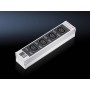Rittal DK 7856.220 prolunghe e multiple 4 presa(e) AC Interno Nero, Bianco (7856220)