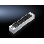 Rittal DK 7859.120 prolunghe e multiple 4 presa(e) AC Interno Nero, Grigio (7859120)