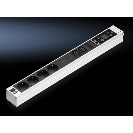 Rittal DK 7859.430 prolunghe e multiple 6 presa(e) AC Interno Nero, Bianco (7859430)