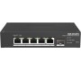 Hikvision DS-3T1306P-SI/HS switch di rete Gestito L2 Fast Ethernet (10/100) Supporto Power over Ethernet (PoE) Nero