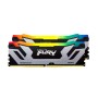 Kingston Technology FURY 48GB 8400MT/s DDR5 CL40 CUDIMM (Kit da 2) Renegade RGB Silver XMP (KF584CU40RSAK2-48)