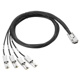 HPE K2R10A cavo Serial Attached SCSI (SAS) 4 m Nero, Argento