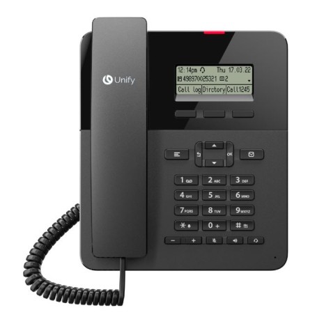Unify OpenScape Desk Phone CP110 Telefono analogico Nero (L30250-F600-C580_HFA)
