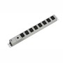 EFB Elektronik 691697 protezione da sovraccarico Grigio 8 presa(e) AC 250 V 2 m
