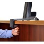 Ergotron WorkFit-S, Single HD with Worksurface+ Nero Supporto multimediale (33-351-200)