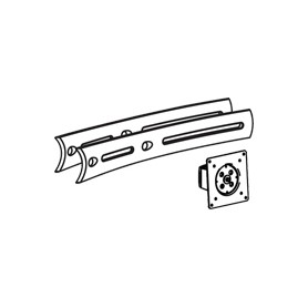 Ergotron DS100 Crossbar Extender, Short Nero (97-446-200)