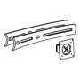 Ergotron DS100 Crossbar Extender, Short Nero (97-446-200)