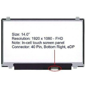 CoreParts MSC140F40-242M ricambio per notebook Display (MSC140F40-242M)