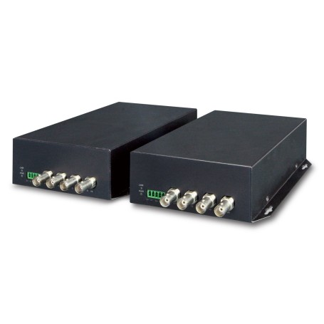 PLANET VF-402-KIT convertitore multimediale di rete Modalità singola Nero (VF-402-KIT)