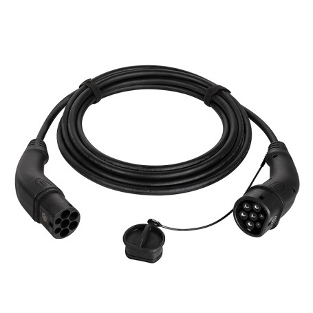 LogiLink EVC0100 cavo di ricarica per veicoli elettrici Nero Type 2 3 2,5 m