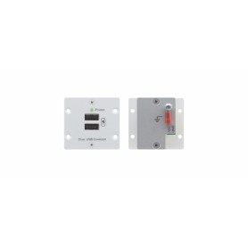 Kramer Electronics W-2UC(B) Placca copripresa e copri interruttori Nero (80-8022829X)