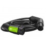 Green Cell EV12 cavo di ricarica per veicoli elettrici Nero Type 2 3 7 m