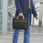 Hama 00222053 borsa per laptop 41,1 cm (16.2") Custodia trolley Beige, Nero