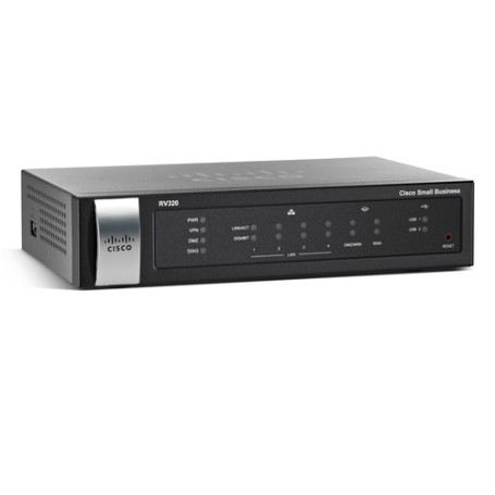 Cisco RV320 router cablato Gigabit Ethernet Nero (RV320-K9-G5)