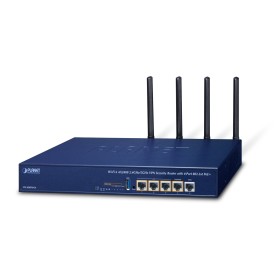 PLANET Wi-Fi 6 AX2400 2.4GHz/5GHz router wireless Gigabit Ethernet Blu (VR-300PW6A)
