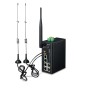PLANET Industrial 4G LTE Cellular WL gateway/controller (ICG-2510W-LTE-US)