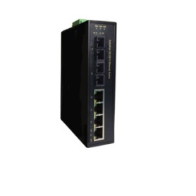 Barox PC-IA500 switch di rete Non gestito L2 Fast Ethernet (10/100) Nero (WGR-6013)