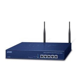 PLANET Wi-Fi 6 AX1800 Dual Band VPN router wireless Gigabit Ethernet Blu (VR-300W6)