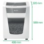 Leitz 80050000 distruggi documenti Taglio a frammenti 23 cm Bianco (80050000)