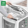 Leitz 80160000 distruggi documenti Taglio a frammenti 22 cm Grigio, Bianco (80160000)