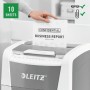 Leitz 80150000 distruggi documenti Triturazione incrociata 22 cm Grigio, Bianco (80150000)