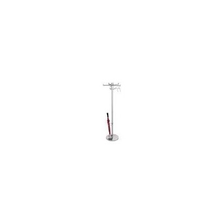 kerkmann Garderobenständer Stilo, 2 x 5 Haken, drehbar aus pulverbeschichtetem Stahl, mit drehbarer 5-armigen - 1 Stück (6903)
