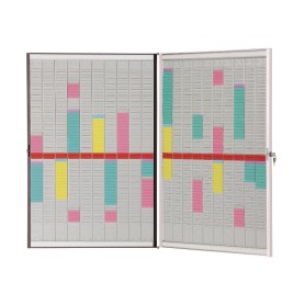 Nobo Kit per T-Card Planning - Sistema con porta a libro (1901361)