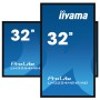 iiyama LH3254HS-B1AG visualizzatore di messaggi Pannello piatto per segnaletica digitale 80 cm (31.5") LCD Wi-Fi 500 cd/m² Full