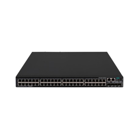 HPE Networking Comware Switch 48 10/100/1000BASE-T 4 10G/1G BASE-X SFP+ 1 Exp 2 Fan Tray 2 PS 5520HI (R8M29A)