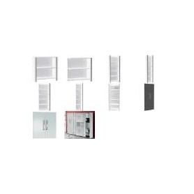 kerkmann Regal AVETO, 1 Boden (B)800 mm, weiß Maße: (B)800 x (T)380 x (H)760 mm, 2 Ordnerhöhen, - 1 Stück (4530)