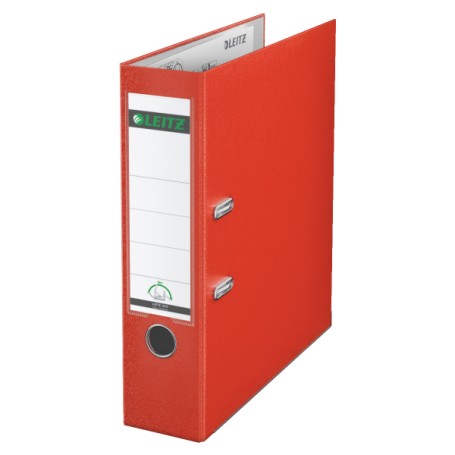 Leitz 180° Lever Arch File Plastic raccoglitore ad anelli A4 Rosso (1010-50-20)