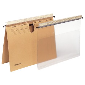 Leitz Alpha cartella sospesa e accessorio A4 PVC Marrone, Trasparente (1938-00-00)