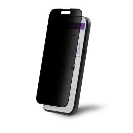StarTech.com Filtro Privacy a 4 Posizioni per iPhone 15 Pro, Pellicola Protettiva adatta al Touch in Vetro Temperato con angolo  (I15T2-PRIVACY-SCREEN)