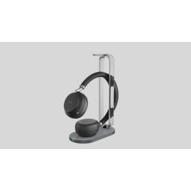 Yealink BH72 Teams Auricolare Wireless A Padiglione Ufficio USB tipo-C Bluetooth Base di ricarica Nero (BH72CSTeamsBlackC)
