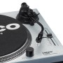 Lenco L-3809ME piatto audio Giradischi a trasmissione diretta Blu, Metallico Manuale (L-3809SV)