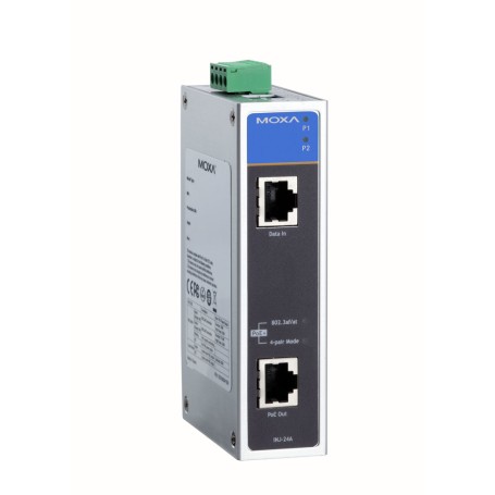 Moxa INJ-24A moltiplicatore di rete Ripetitore di rete Metallico