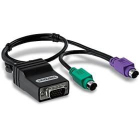 Trendnet TK-CAT5P cavo PS/2 0,4 m 2x 6-p Mini-DIN Nero (TK-CAT5P)